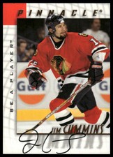 1997-98 Pinnacle Be a Player #80 Jim Cummins Autographs