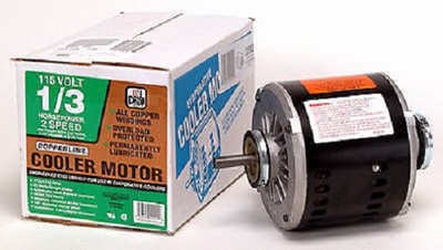 Dial Mfg 2202 1/3 HP 115V 2 Speed Evaporative Swamp Cooler Replacement Motor