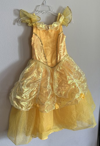 Disney Store Belle Costume Gown Dress 