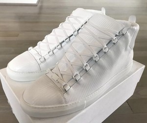 balenciaga high top arena white