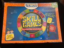 Skillmatics Educational Game : Write and Wipe Activity Mats  NEW