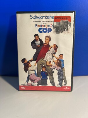 Kindergarten Cop (DVD) w/Arnold Schwarzenegger..Full Frame NEW & FACTORY SEALED!