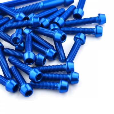 Aprilia Pegaso Strada 650 05-09 Aluminium Socket Cap Engine Kit Blue