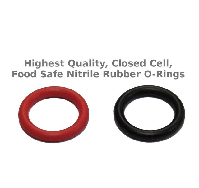 10 Sets Color Coded Oring Set Cornelius Keg Pin Lock Connectors for