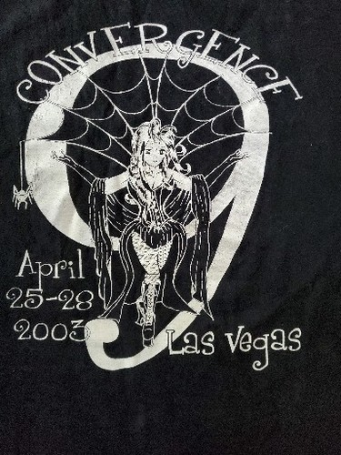 Anime Convergence Los Vegas Tshirt AAA Size XL 2003 Rare - Picture 5 of 10