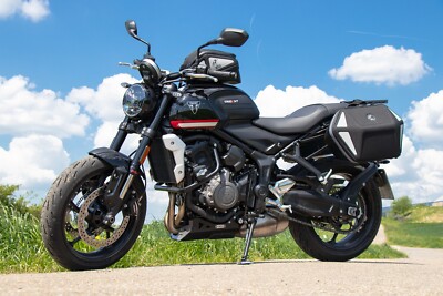 TRIUMPH TRIDENT 660 PANNIERS HEPCO BECKER ROYSTER NEO WITH C-BOW