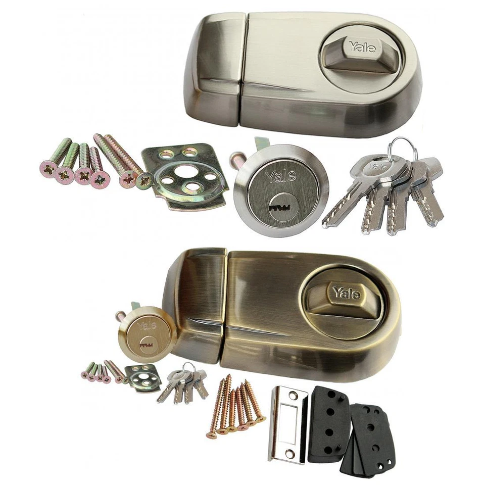 Kastenschloss Zusatzschloss Türzusatzschloss Türschloss 50/60 Drehknauf Yale - Bild 2 von 4
