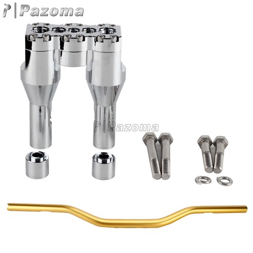 1-1/4" Club Style Handlebar 6+1'' Riser Straight Handlebar For Harley Sportster - Picture 3 of 8