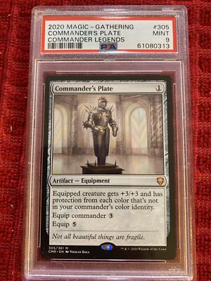 PSA 9 Mint Commander's Plate Commander Legends MTG | eBay