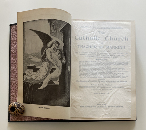 1913 The Catholic Church Teacher of Mankind Volume 1 ,2 & 3 Hardback 3 Book Set - 第 18/22 張圖片