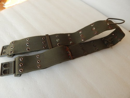 VINTAGE made in AUSTRIA MILITARY ARMY COMBAT PISTOL BELT BUCKLE HEAVY MATERIAL - Picture 11 of 12