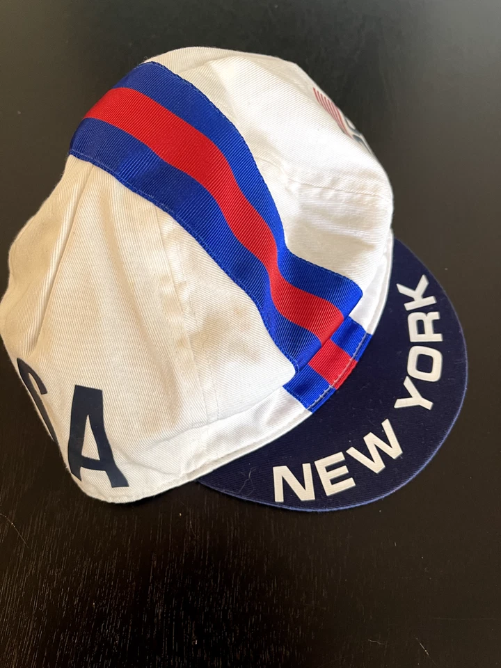 Велосипедная шапка Polo Sport Ralph Lauren L/XL Brooklyn New York белая хлопковая кепка - Изображение 2 из 4