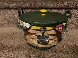 Longaberger John Deere 2007 Basket w/ Lid & Protector Farm Tractor New