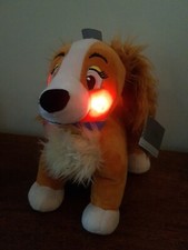 Lady From Lady And The Tramp Licensed Soft Plush toy. Lights up.