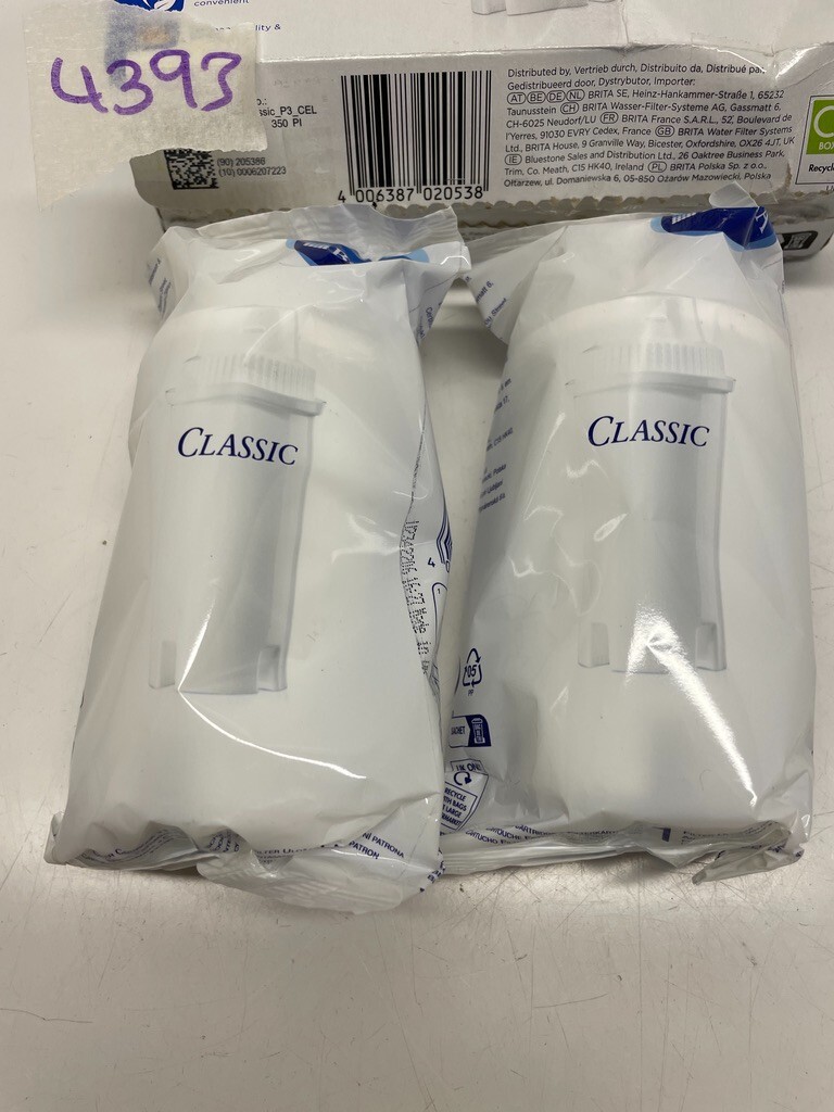 2 x Brita Classic Water Filter Jug Cartridges Replacement Refill 4393 eBay