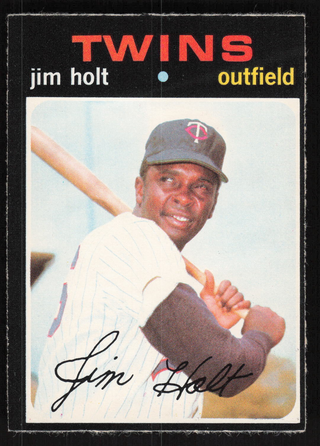 1971 O-Pee-Chee #7 Jim Holt Card CB