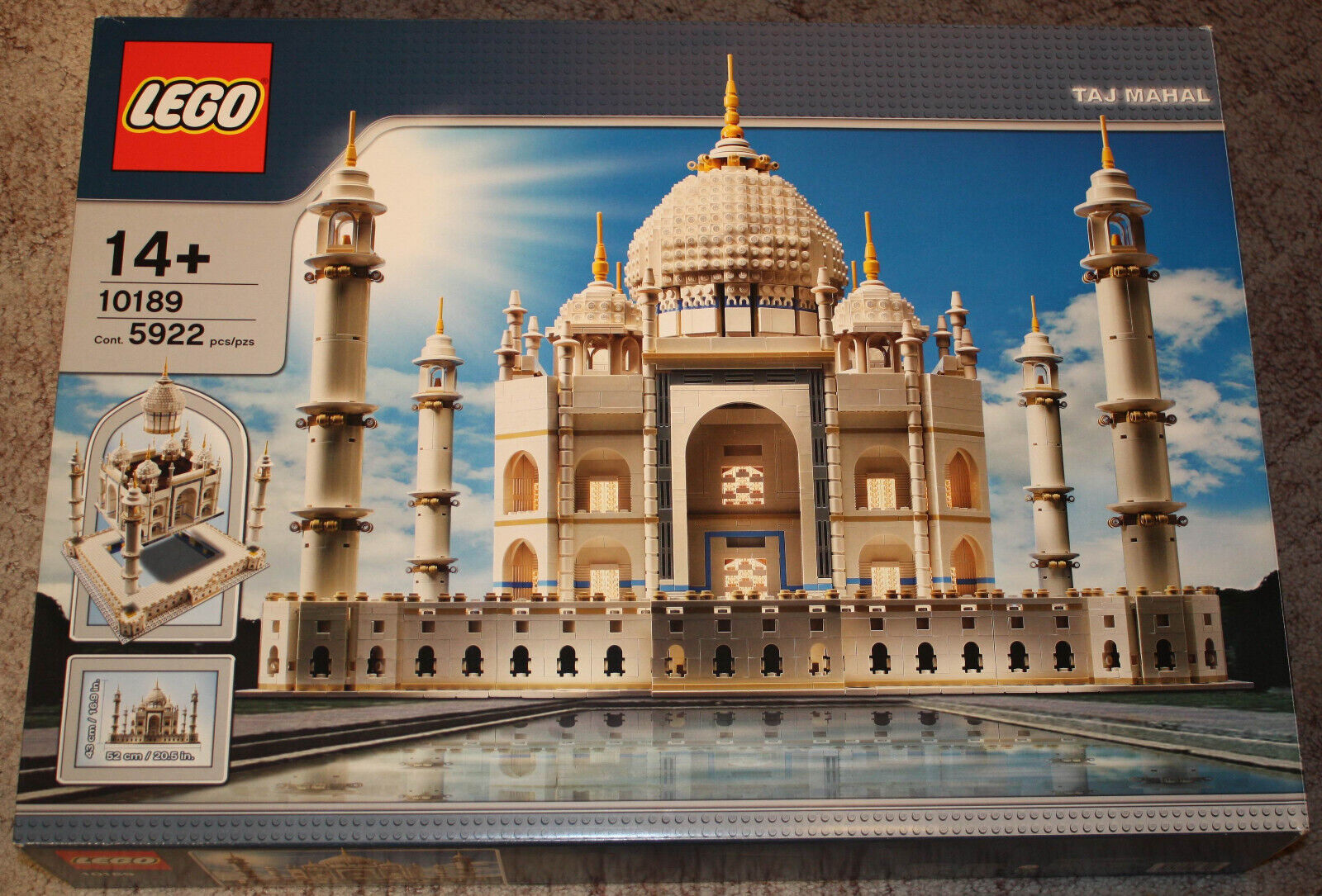 LEGO 10189 Taj Mahal Im Auslieferungszustand mit OVP Umkarton