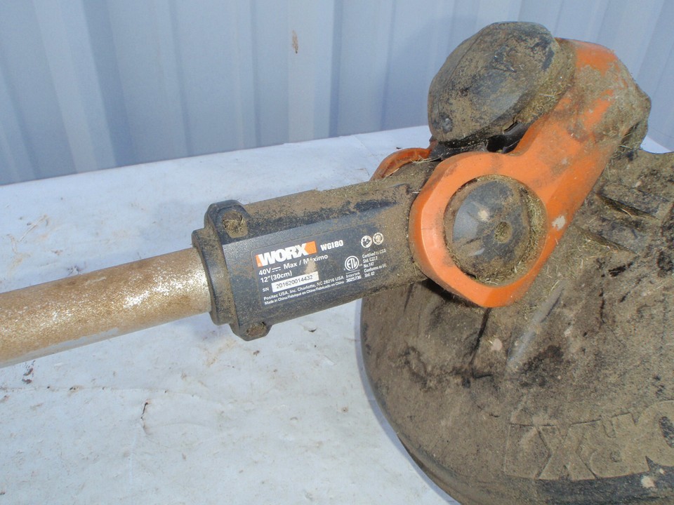 Worx WG180 40V Weedeater String Trimmer Tool Only eBay
