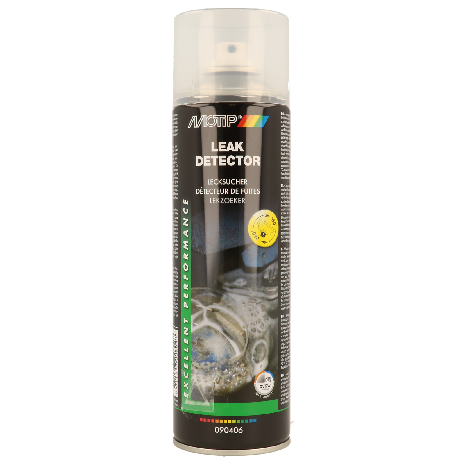 MOTIP Leak Detector Spray Leakages Gas Pipes Non-flammable Non-Corrosive 500ml