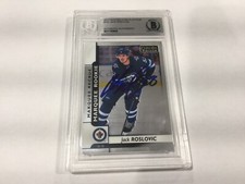 Jack Roslovic Signed Autographed Card Slabbed Encapsulated Beckett BAS COA b