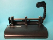 DPS Lever Handle Heavy Duty Punch ADJUSTABLE,2-3 Holes,comes with 3 heads