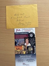 Byron Nelson signed autograph 3x5 Index Card Golf LEGEND JSA Authenticated