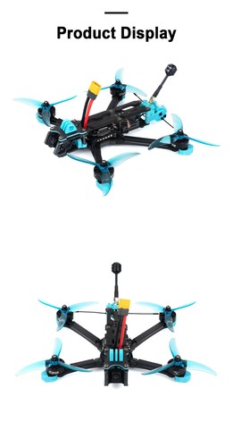 Axisflying Manta 5 SquareX/Manta5 DC FPV Drone 6S O4 Lite con GPS -PNP/ELRS/TBS - Foto 18 di 30