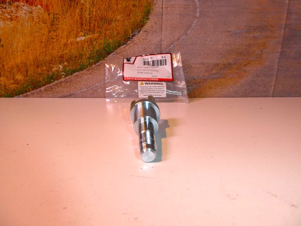 Harley XL Brake Pedal Pivot Shaft 42441-90A  Sportster  91-03 V-Twin 23-3079 T7 - Image 2 of 4