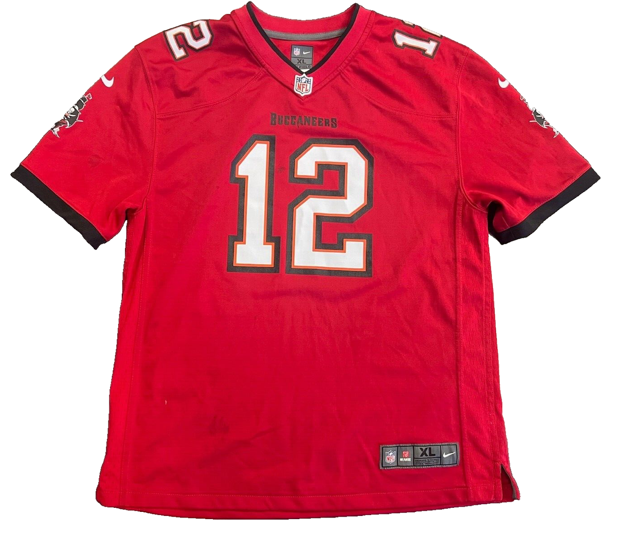 Tampa Bay Buccaneers Tom Brady #12 NIKE Jersey Women Ladies Size XL