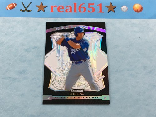 Bowman Sterling Black Refractor 2009 Alfredo Silverio Rookie-Prospect/25 SSP RC - Imagen 1 de 4