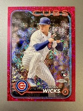 2024 Topps Chrome Jordan Wicks 281/350 Magenta Speckle Refractor #67 Rookie RC