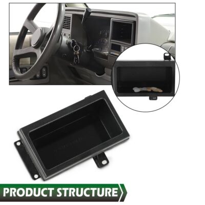 VR Auto Parts Stereo Pocket Dash Storage Cubby Kit For GM Chevy Pickup - Dark Navy Blue
