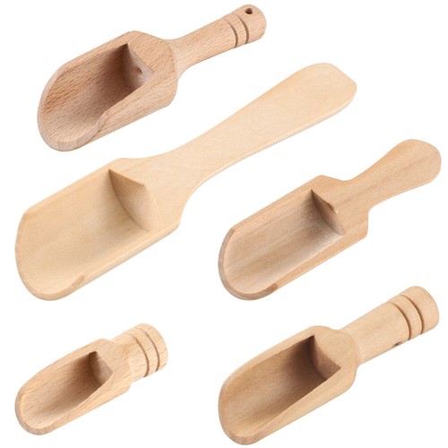 8 Mini-Holzlöffel Aus Naturholz – 7,4 Cm, Für Gewürze, Honig, Salz, Tee & Mehr