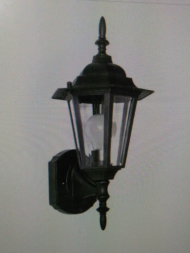 Maxim Lighting 3000CLBK Black Outdoor Wall Sconce 1 LIGHT, 14" HIGH(#47 - Picture 1 of 7