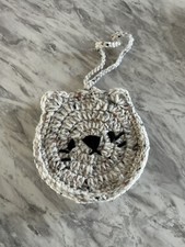 Crocheted Cat Animal Pouch Coin Purse