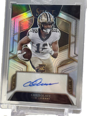 Chris Olave 2022 Panini Select Rookie Signatures Prizm AUTO