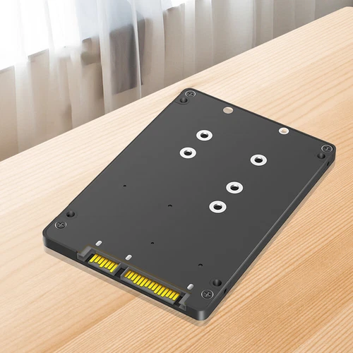 Dual M.2 B Key NGFF SSD To 2.5 SATA III Adapter Driver-free with Enclosure
