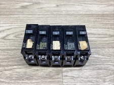 LOT OF 5 ITE 15AMP 1P CIRCUIT BREAKER #801F105PR6*CO