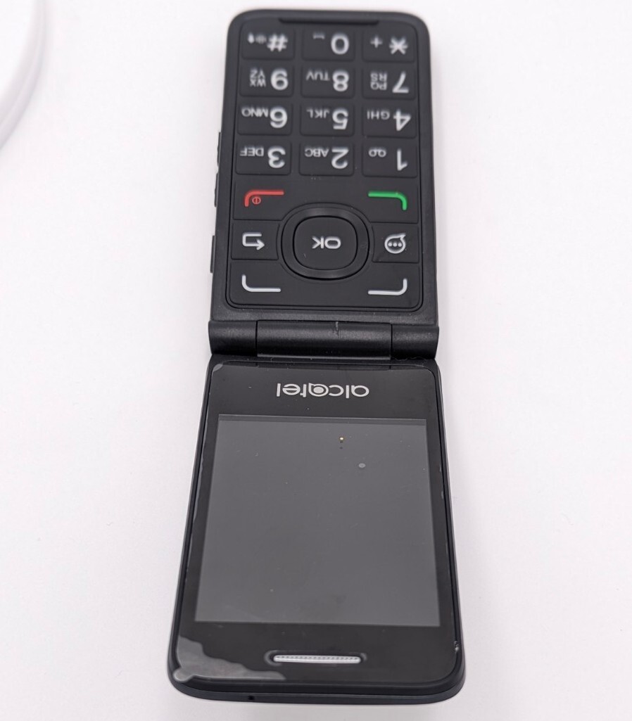 Alcatel MyFlip 4GB  Tracfone Cellphone - Black 