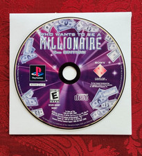 Who Wants to Be a Millionaire: 2nd Edition (Sony PS1, 2000) Disc Only and Tested