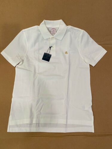 Nuevo con etiquetas Polo de rendimiento BrooksBrothers 1818 para hombre (multitalla) ajuste original blanco - Imagen 2 de 3