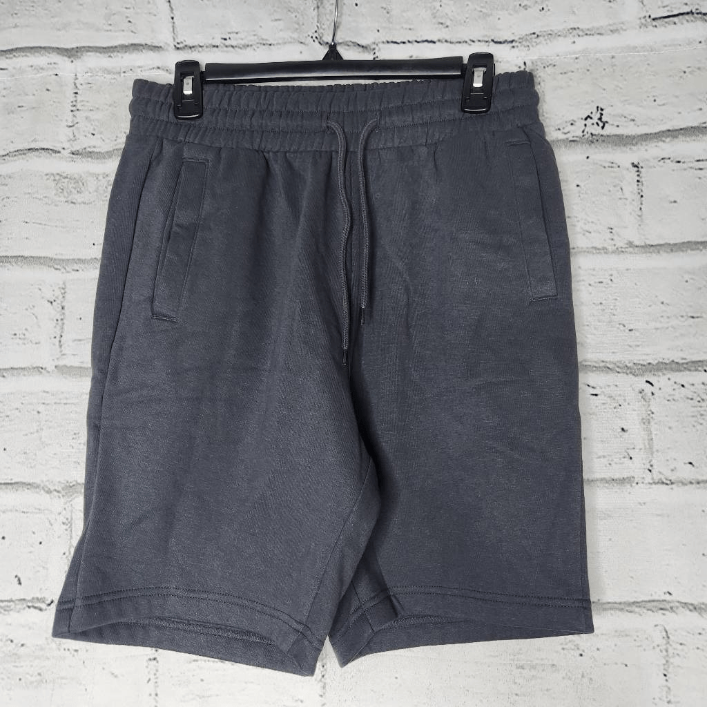 H&M Regular Fit Cotton Blend Sweatshorts Short Gray Size Small