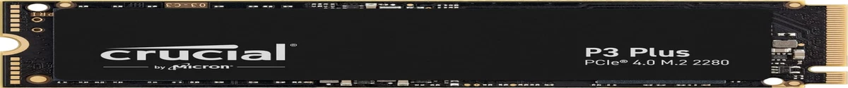 Crucial P3 plus 1TB Pcie Gen4 3D NAND Nvme M.2 SSD, up to 5000Mb/S