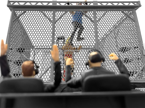 Compelling Steel Cage Playset for Wrestling Rings - Match Simulation - Picture 9 of 10