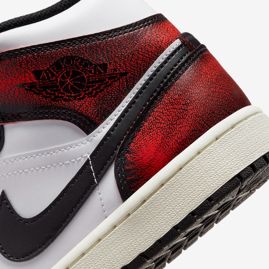 Nike Air Jordan 1 Mid Wear-Away Chicago Bred Sail Mens & GS