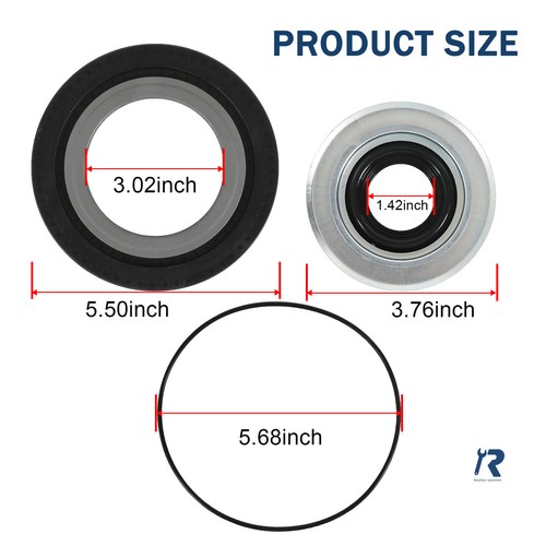 Front Axle Knuckle Vacuum Seal Kit fit for Ford Super Duty 2005-2019 F250 F35 - Picture 8 of 24