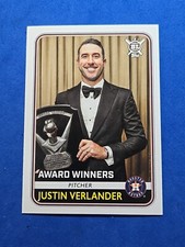 2020 Justin Verlander Topps Big League #268 Award Winners 