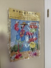 Evergreen Decorative Garden Flag 18  X 12.5  Flamingo Beach