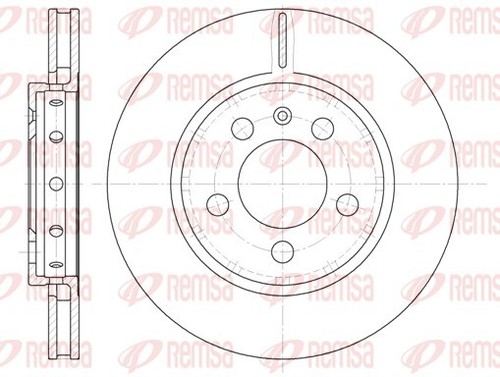 2x BRAKE DISC 6646.10 FOR VW GOLF/IV BORA NEW/BEETLE/Convertible AUDI A1 A3 2.8L - Picture 2 of 8