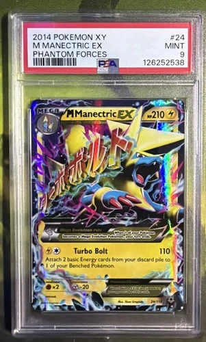M Manectric EX 24/119 - XY Phantom Forces - PSA 9 MINT